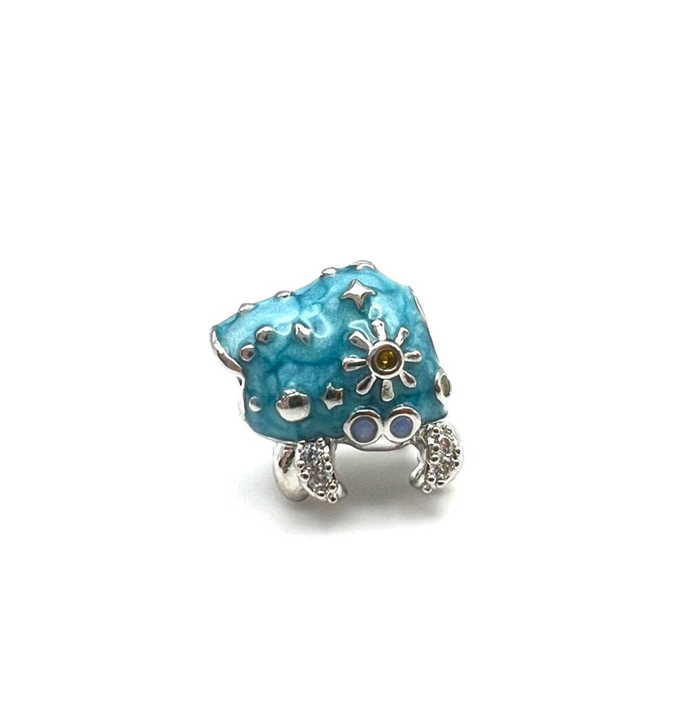 NEW Blue Hermit Crab Charm for European Bracelet